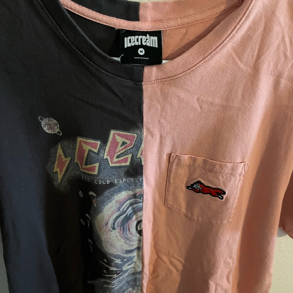 Icecream Split Graphic Tee Euc - image 3